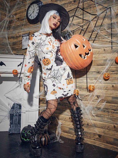 Asymmetric Halloween Dress Jennylyn Collection