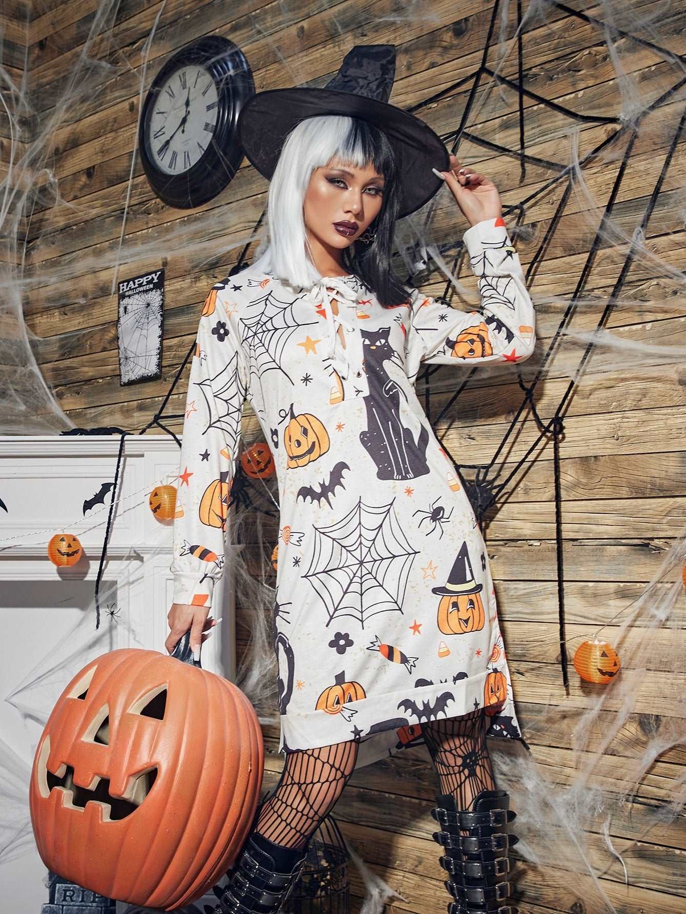 Asymmetric Halloween Dress Jennylyn Collection