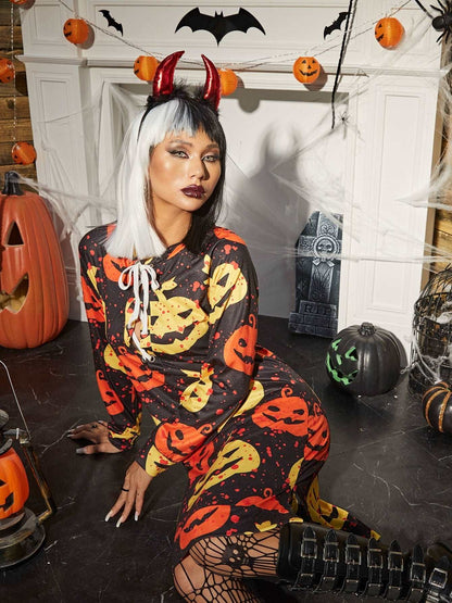 Asymmetric Halloween Dress Jennylyn Collection