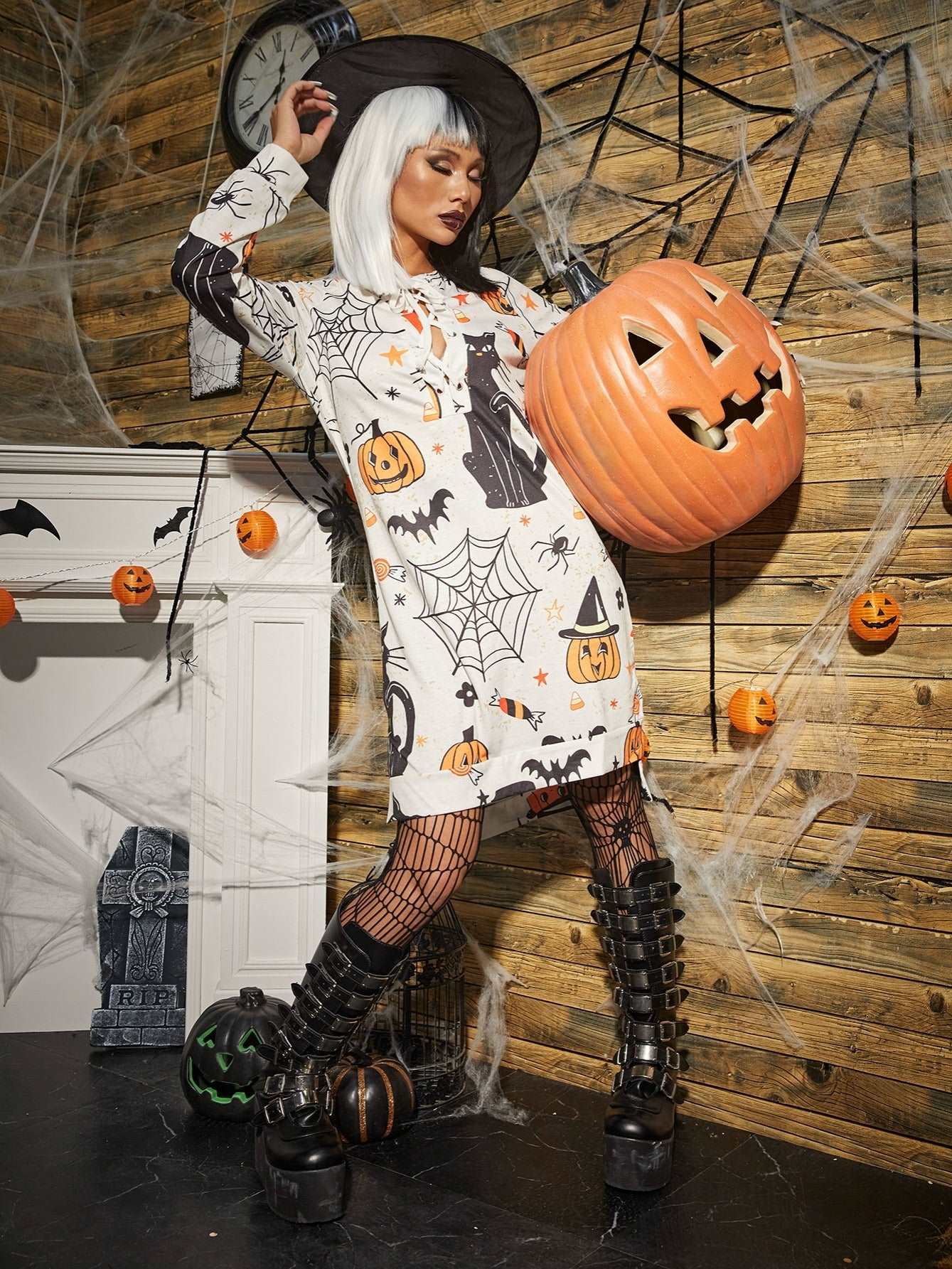 Asymmetric Halloween Dress Jennylyn Collection