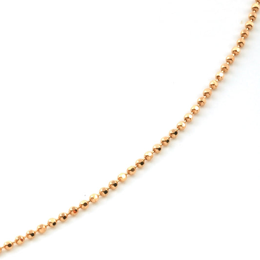 18K ROSE BALL CHAIN