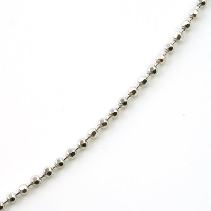 18K WG BALL CHAIN