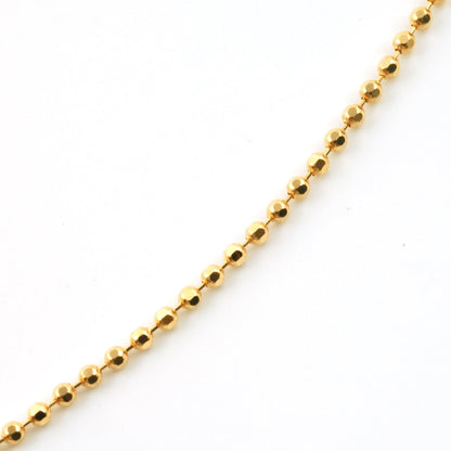 18K YG BALL CHAIN