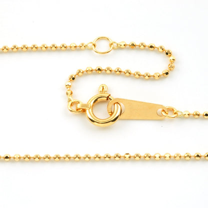 18K YG BALL CHAIN