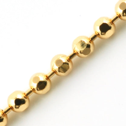 18K YG BALL CHAIN