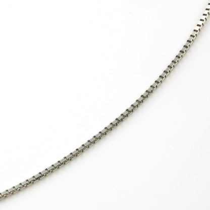 18K WG BOX CHAIN(VENETIAN)