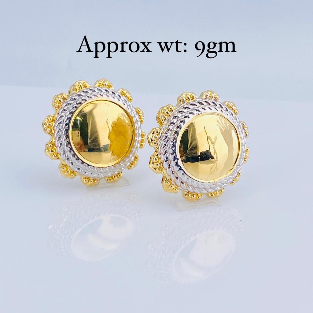 18K Gold Designer Earrings